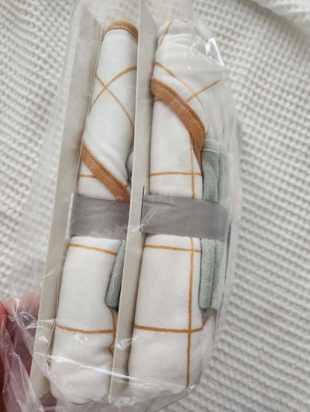 ✨️✨️New Cloud Island 6 Piece Bath Set Mint Tan Baby 2 Pack